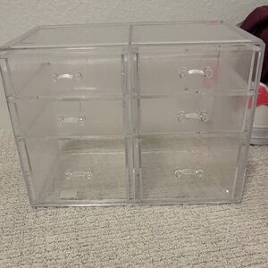 Transparent Multi-Drawer Makeup Organizer